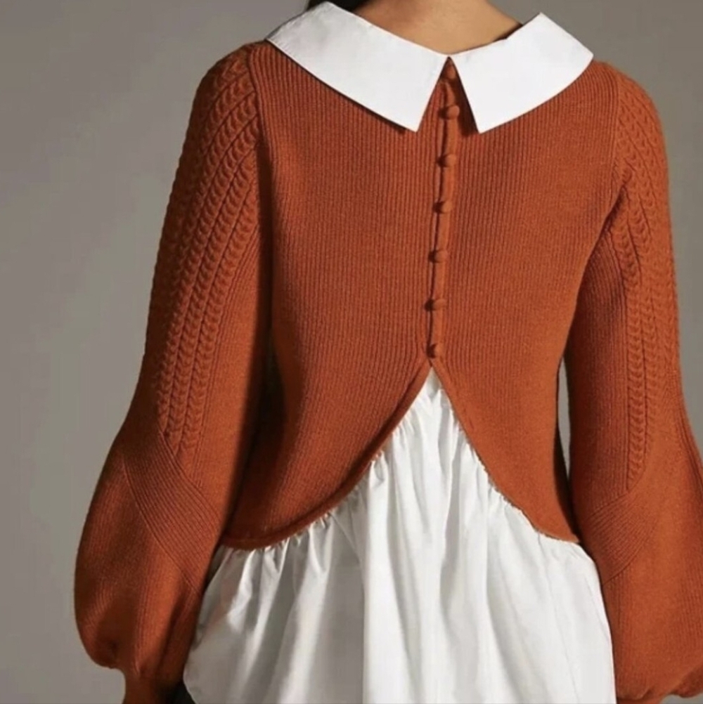 Anthropologie X Maeve Twofer Sweater - Picture 2 of 10